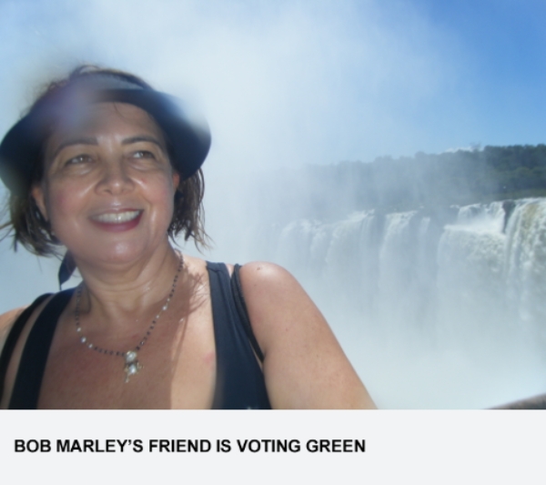 Bob Marley’s Friend Is Voting Green